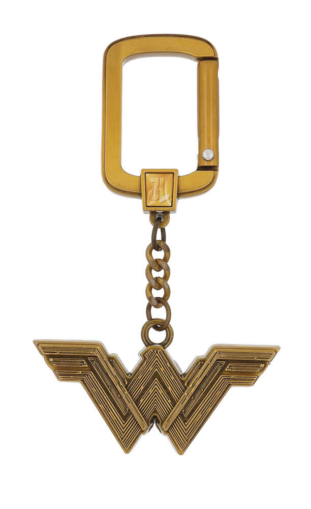 DC Wonder Woman Logo Pewter Key Ring 