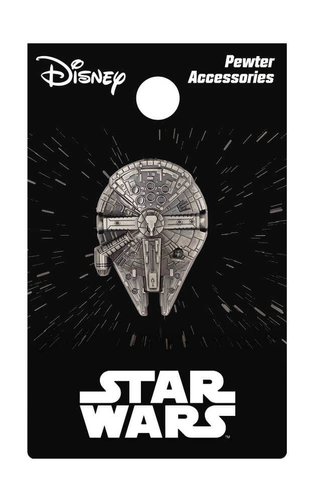 Star Wars Millennium Falcon Pewter Lapel Pin 