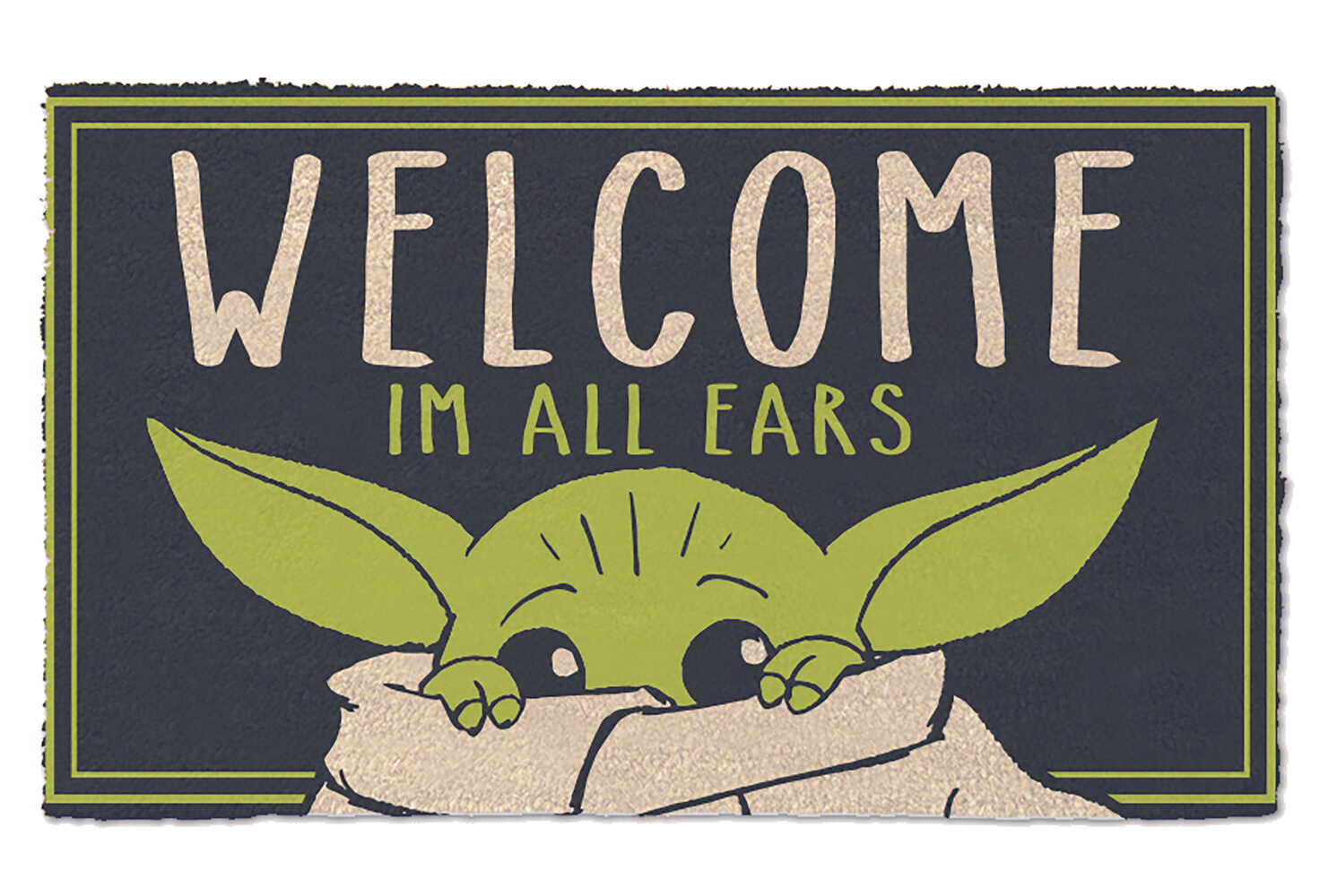 Star Wars The Mandalorian Im All Ears Doormat 