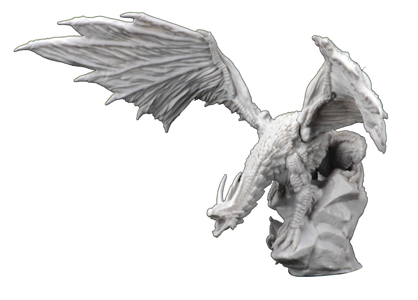 Pathfinder Deep Cuts Mini Silver Dragon 