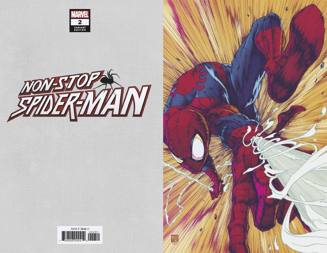 Non Stop Spider-Man #2 Okazaki Full Art Variant