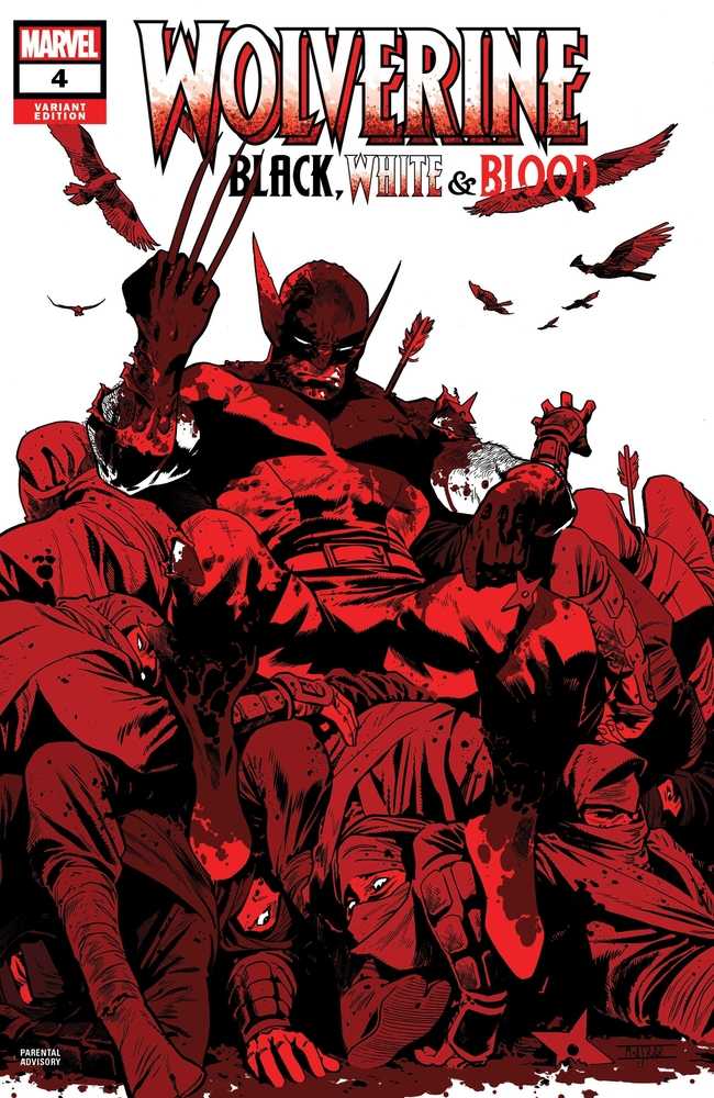 Wolverine Black White Blood #4 (Of 4) Asrar Variant