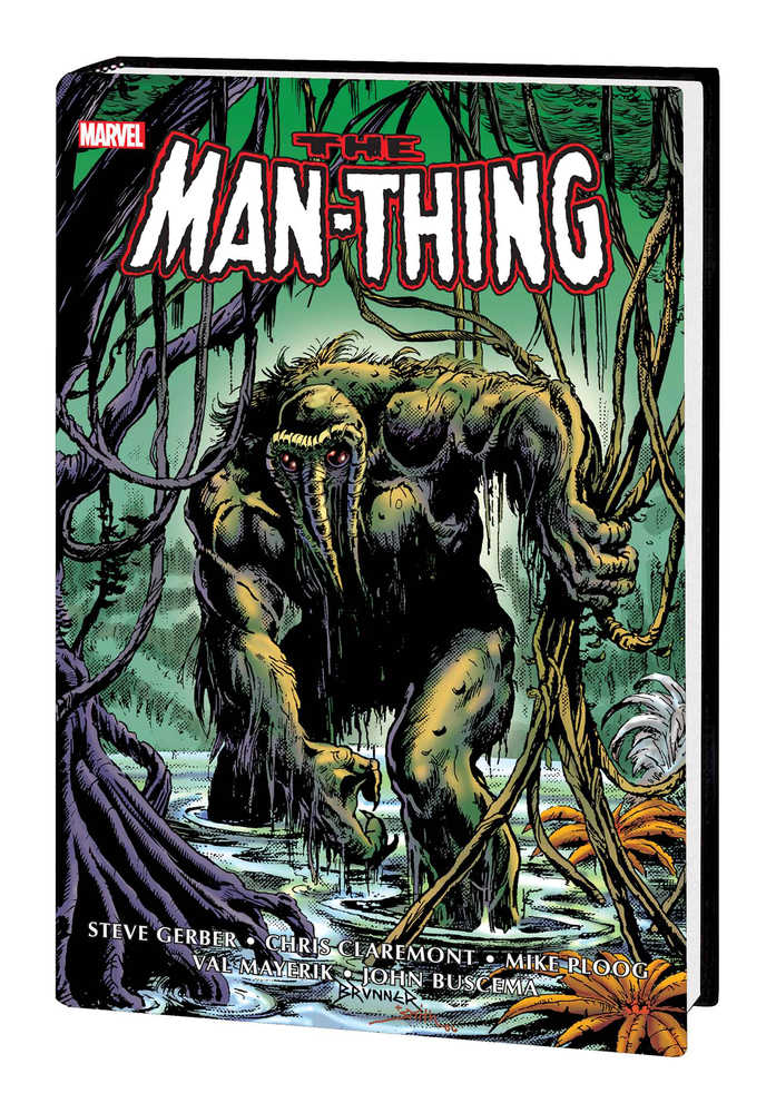 Man Thing Omnibus Hardcover Brunner Direct Market Variant New Printing