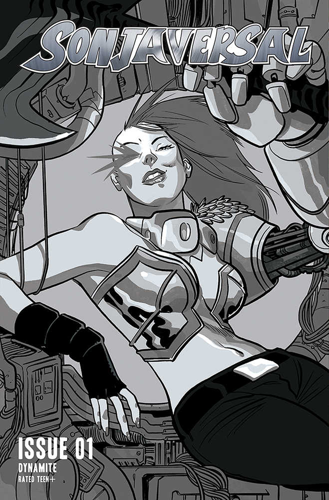 Sonjaversal #1 30 Copy Henderson Black & White Variant Edition