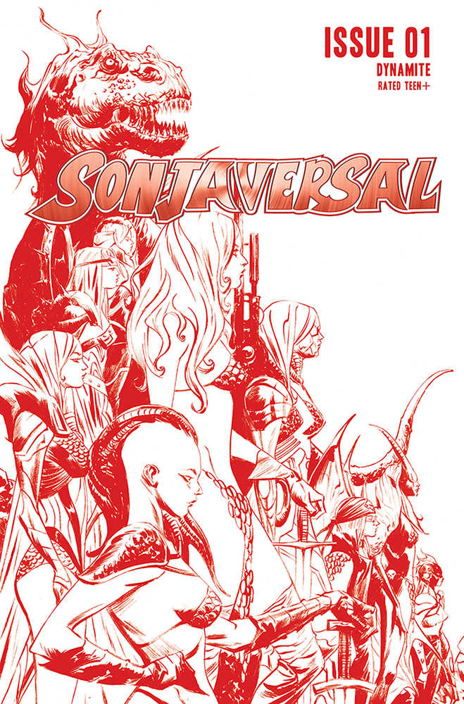 Sonjaversal #1 Lee Limited Crimson Line Art Cover