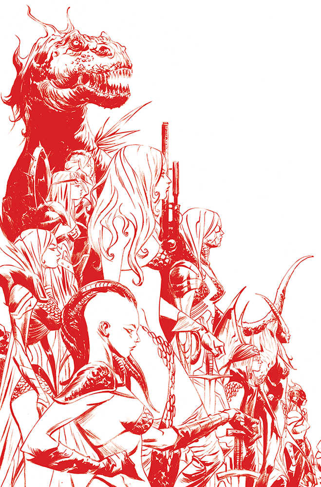 Sonjaversal #1 Lee Limited Blood Red Line Art Full Art Cover