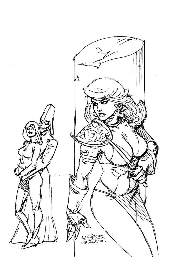 Red Sonja Valentines Sp One Shot 50 Copy Linsner Variant Edition