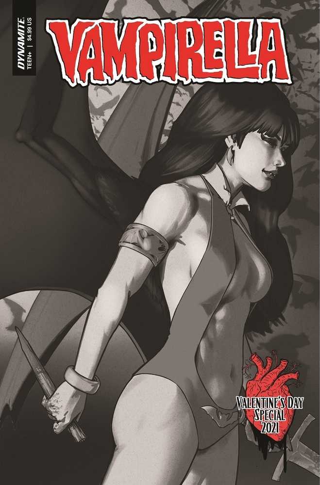 Vampirella Valentines Sp One Shot 10 Copy Ha Black & White Variant Edition