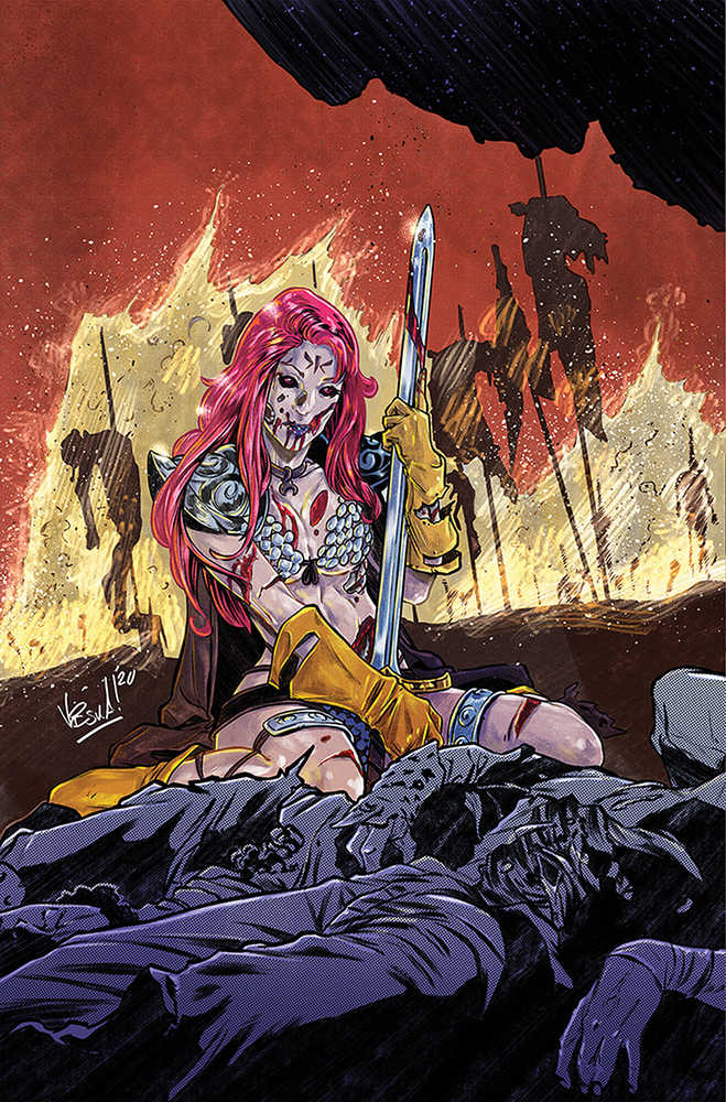 Red Sonja The Superpowers #2 Federici Limited Full Art Cover