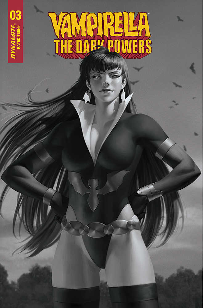 Vampirella Dark Powers #3 30 Copy Yoon Black & White Variant Edition
