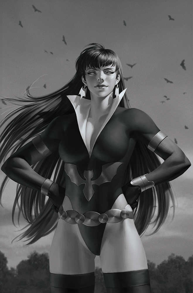 Vampirella Dark Powers #3 45 Copy Yoon Black & White Full Art Variant Edition