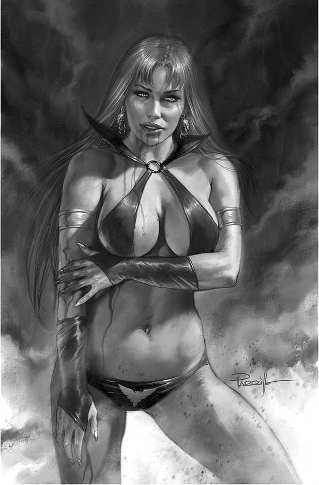 Sacred Six #8 40 Copy Parrillo Black & White Full Art Variant Edition