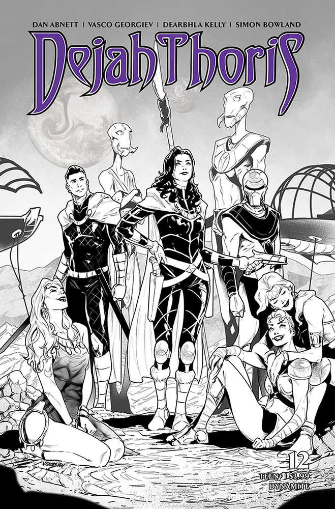 Dejah Thoris (2019) #12 25 Copy Georgiev Black & White Variant Edition