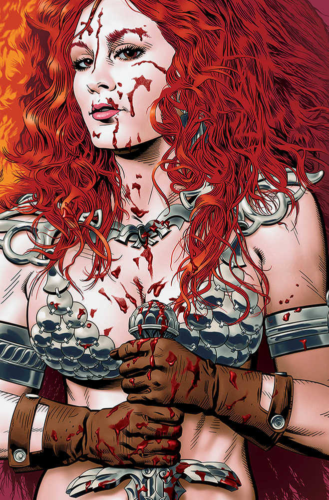 Red Sonja Price Of Blood #3 Golden Limited Full Art Cover