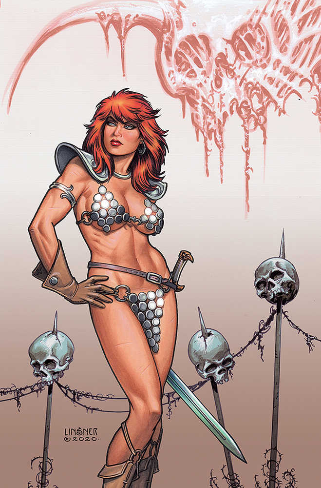 Red Sonja Price Of Blood #3 Linsner Limited Full Art Cover