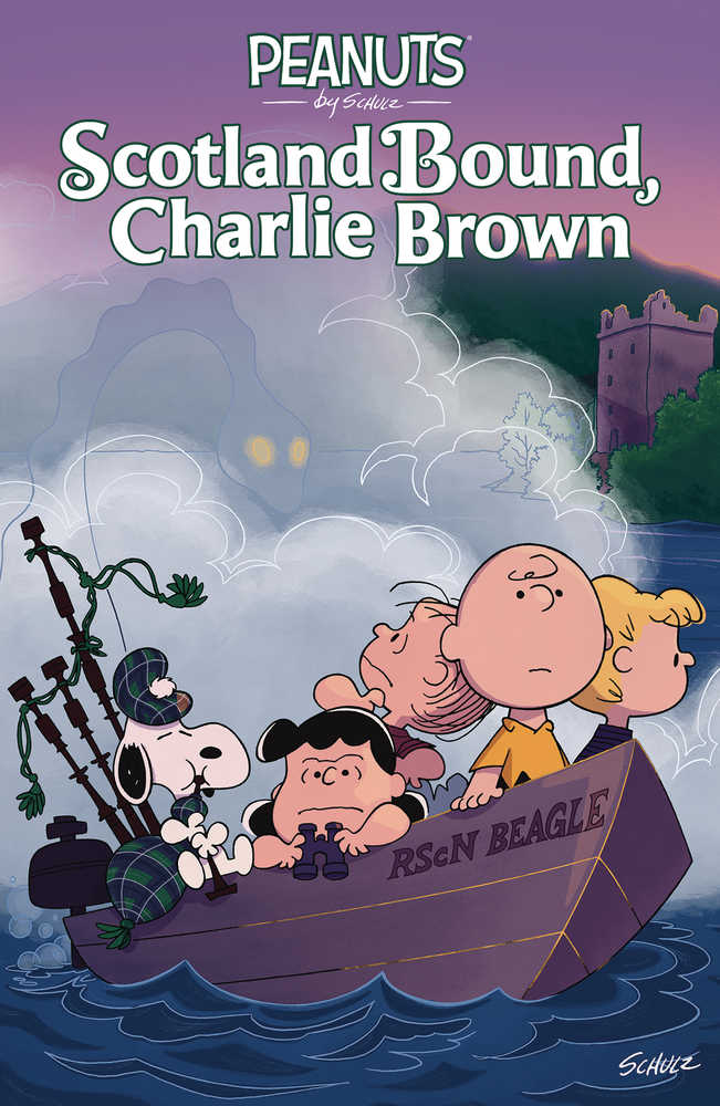 Peanuts Scotland Bound Charlie Brown Graphic Novel Softcover