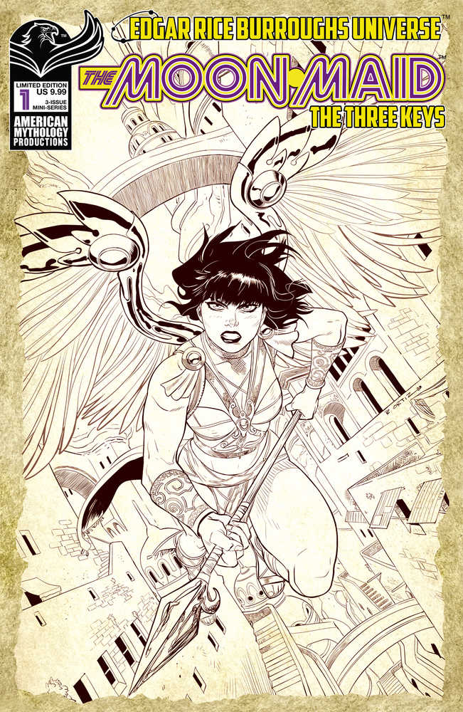 Moon Maid Three Keys #1 Cover C Limited Virgin Ortiz