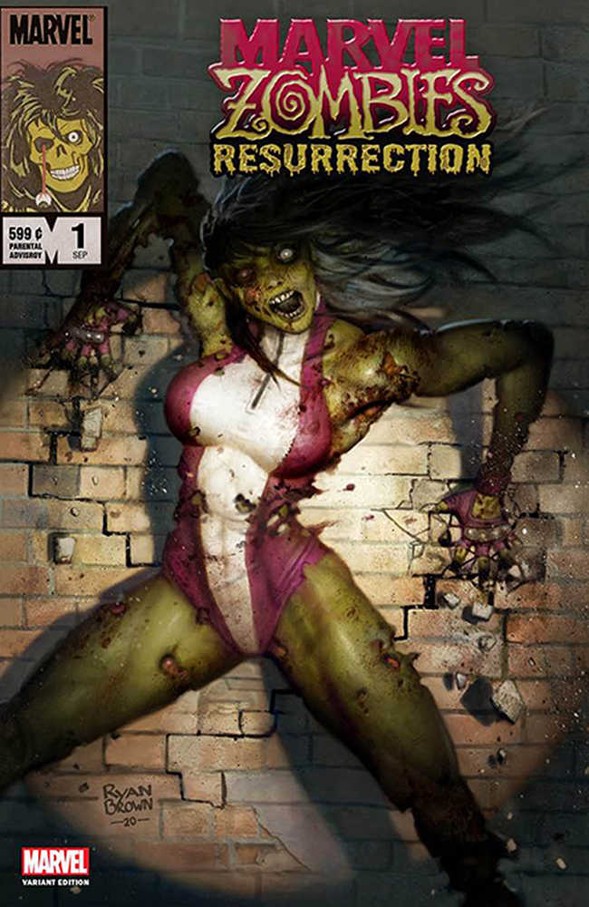 Df Marvel Zombies Resurrection #1 Brown Exclusive 