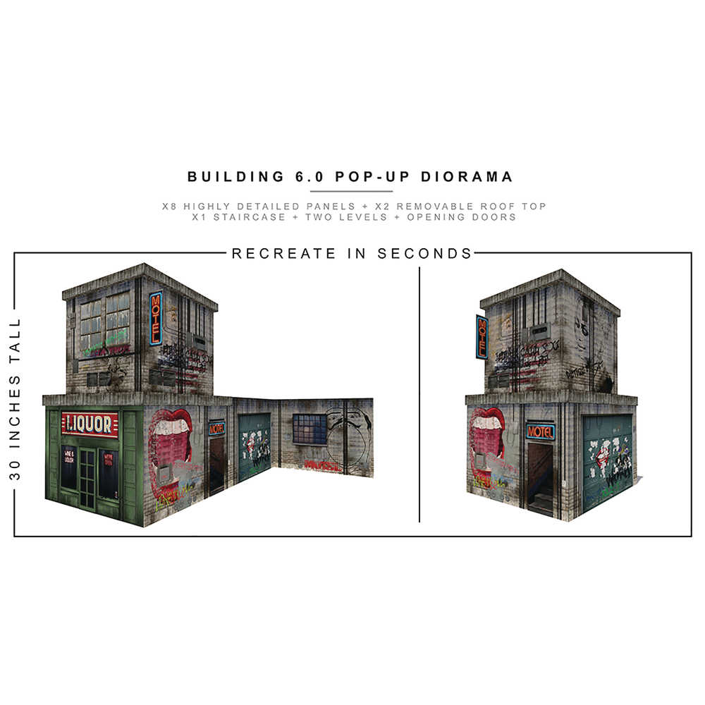 Extreme Sets Building 6 Pop Up 1/12 Scale Diorama  