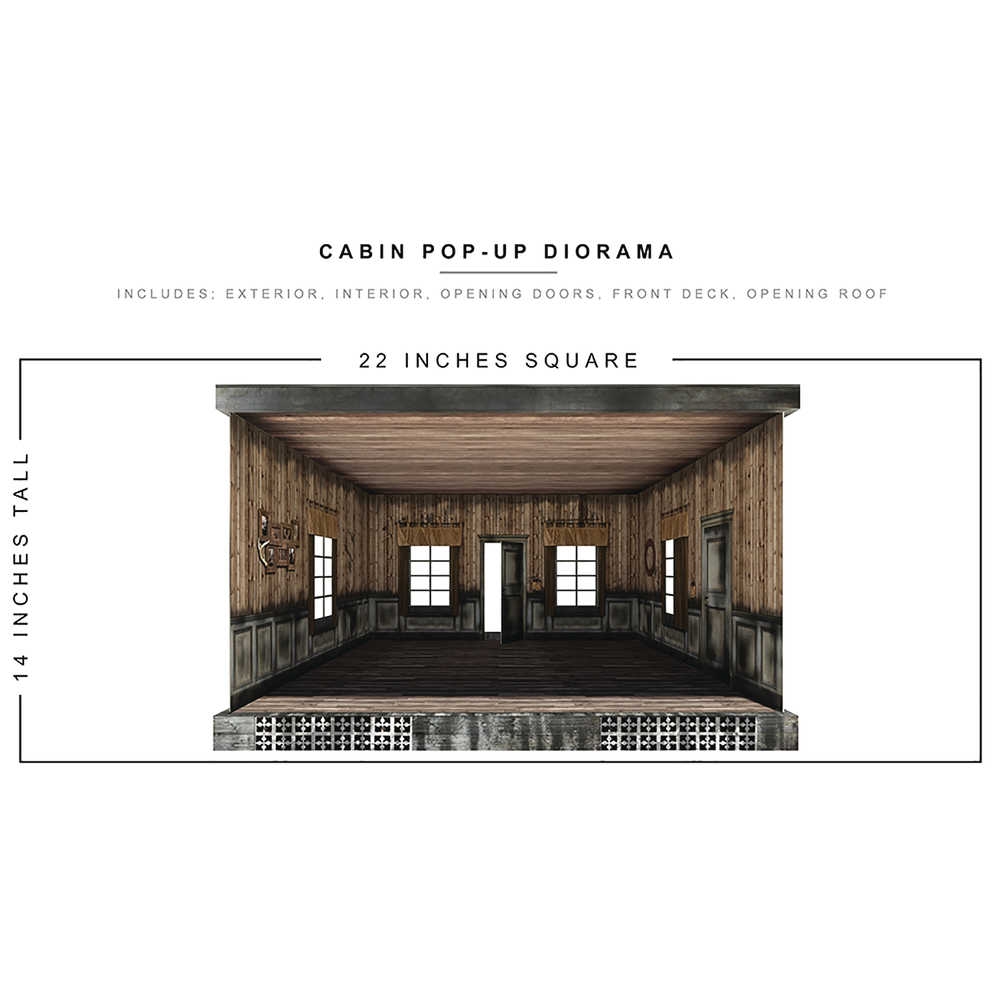 Extreme Sets Cabin Pop Up 1/12 Scale Diorama  