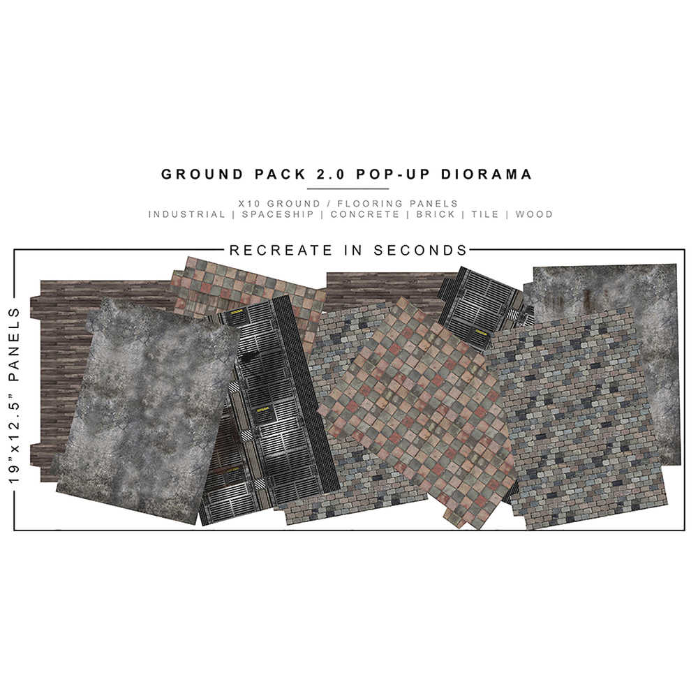 Extreme Sets Ground Pack 2 1/12 Scale Diorama  