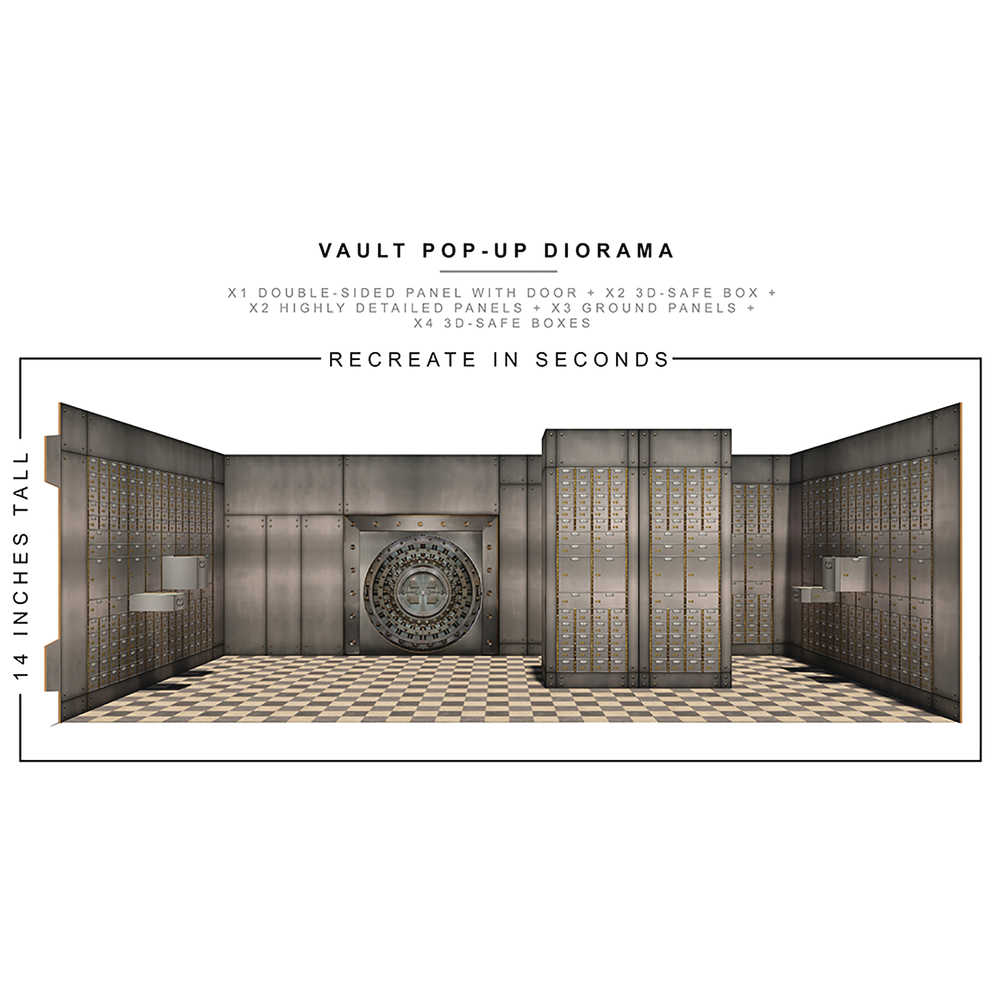 Extreme Sets Vault Pop Up 1/12 Scale Diorama  