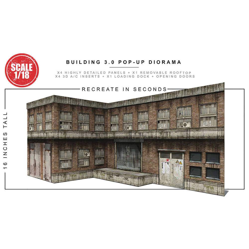 Extreme Sets Building 3 Pop Up 1/18 Scale Diorama  