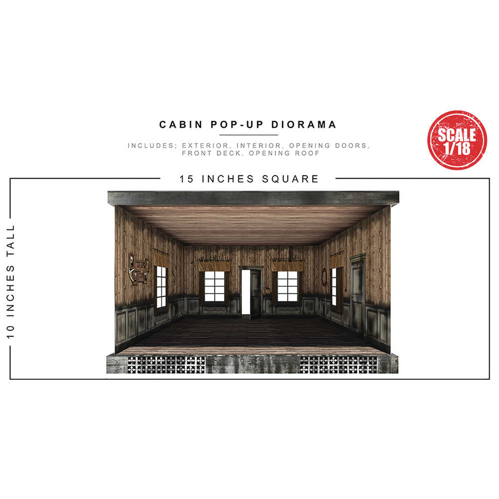 Extreme Sets Cabin Pop Up 1/18 Scale Diorama  