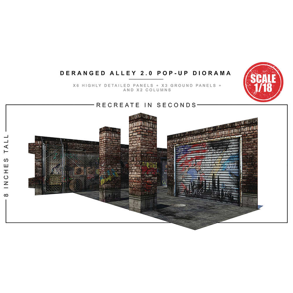 Extreme Sets Deranged Alley 2 Pop Up 1/18 Scale Diorama (Net
