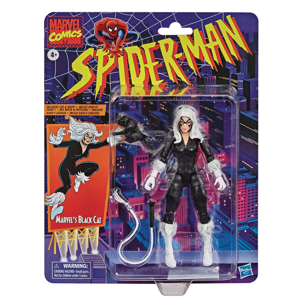Spider-Man Vintage Black Cat 6 In Action Figure Case  