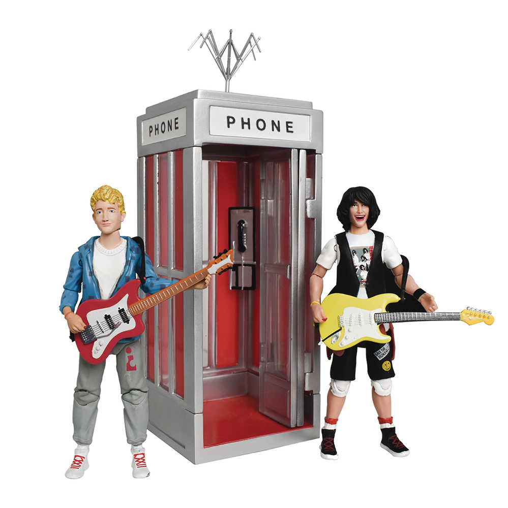 Bill And Teds Excellent Adventure Phone Booth Vehicle W/Bill
