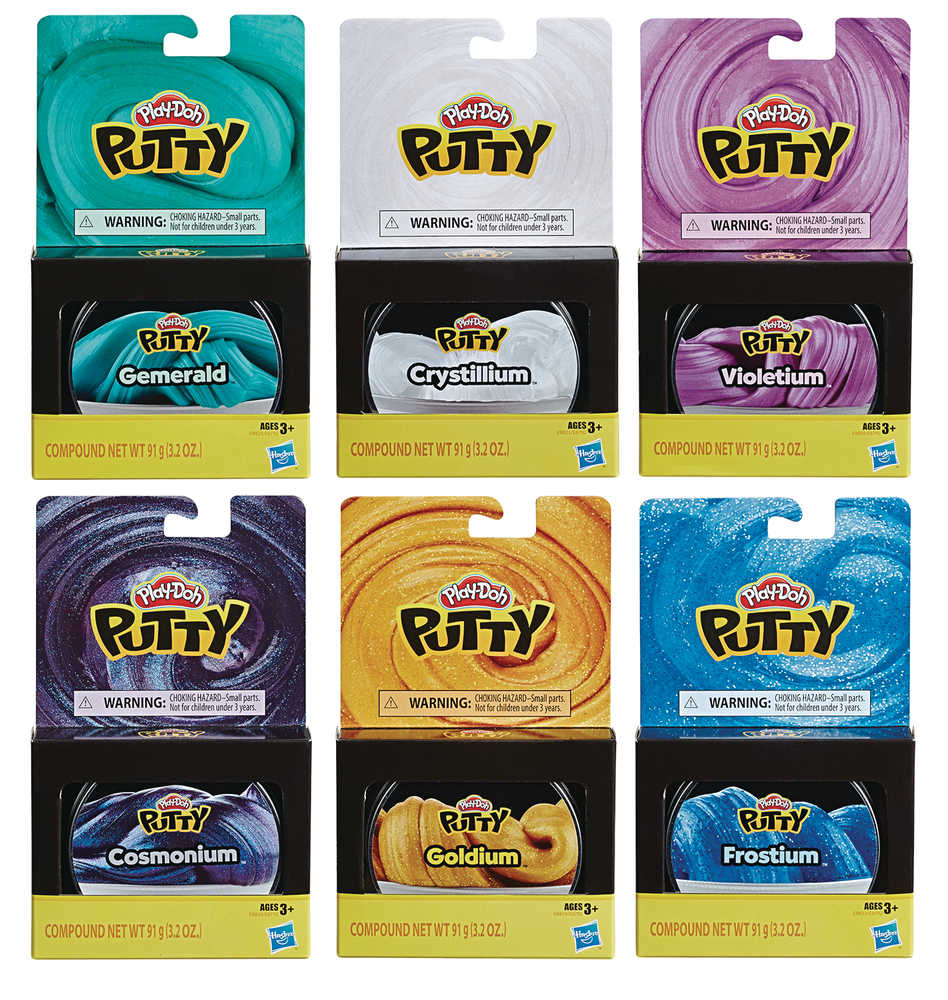 Play Doh Putty Single Tin Assortment 202001  