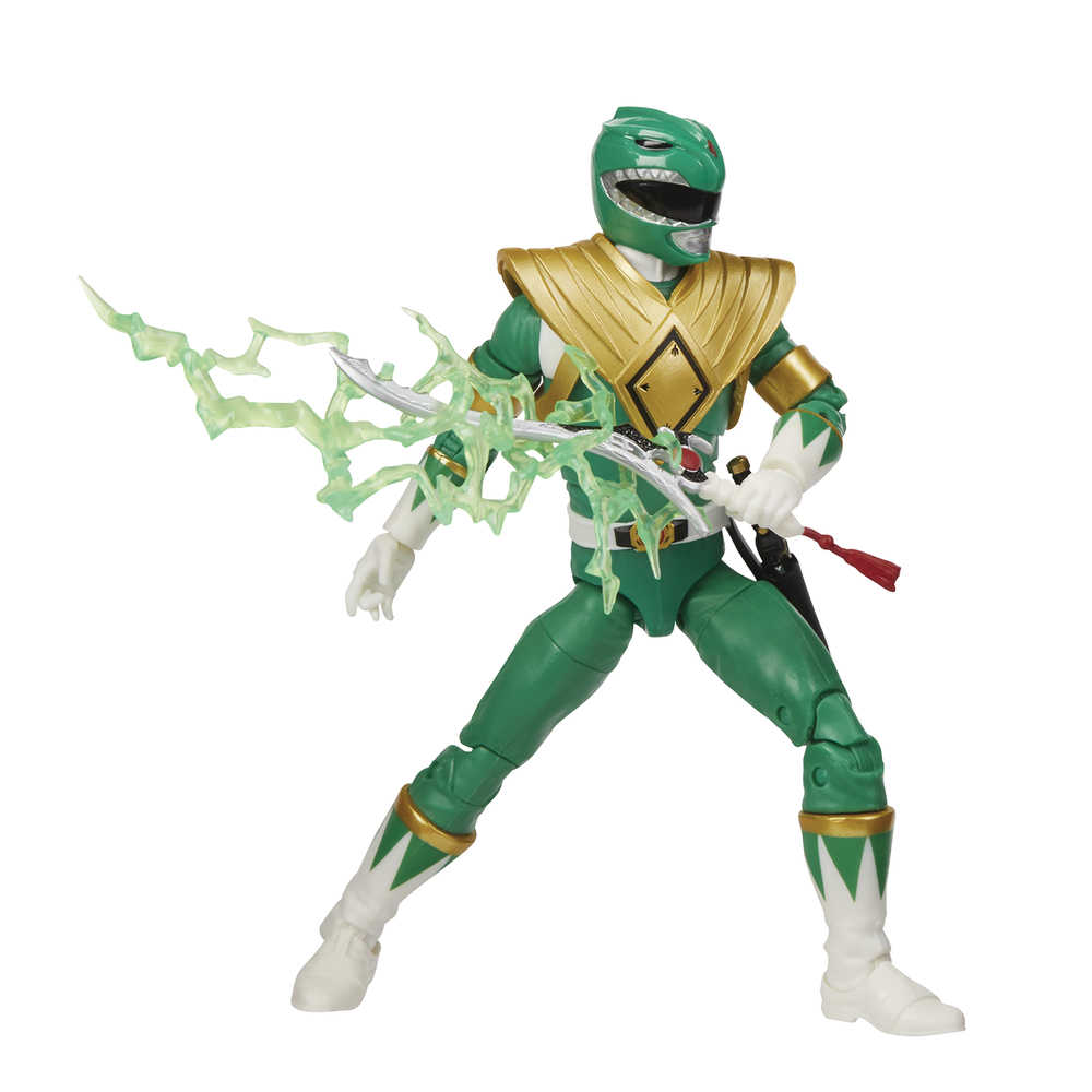 Power Rangers Lightning MMPR Green Ranger 6 In Action Figure Case 