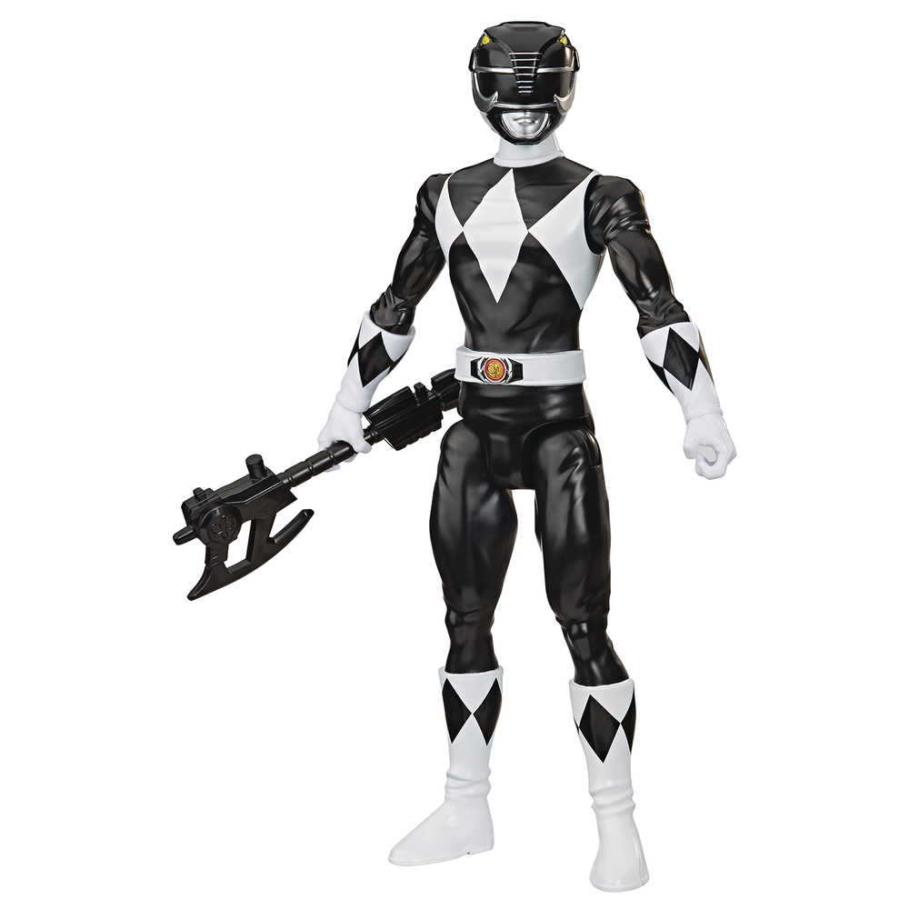 Power Rangers MMPR Black Ranger 12 In Action Figure Case  