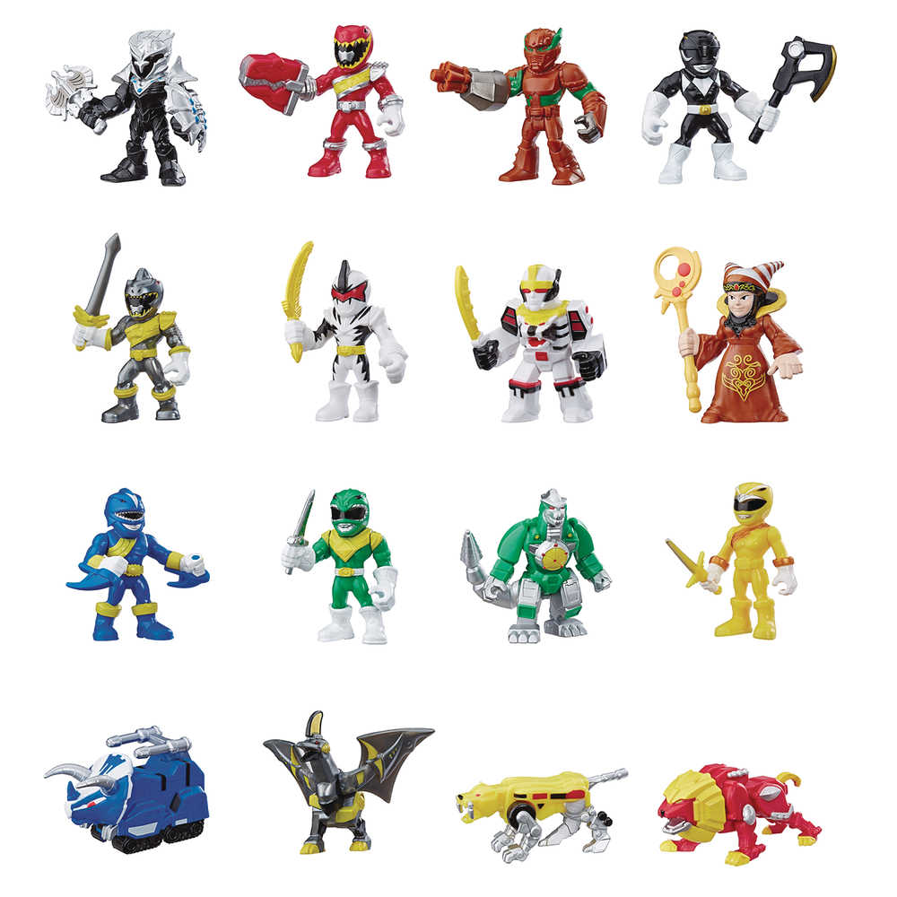 Power Rangers Playskool Heroes Mini Figure Bmb Display  