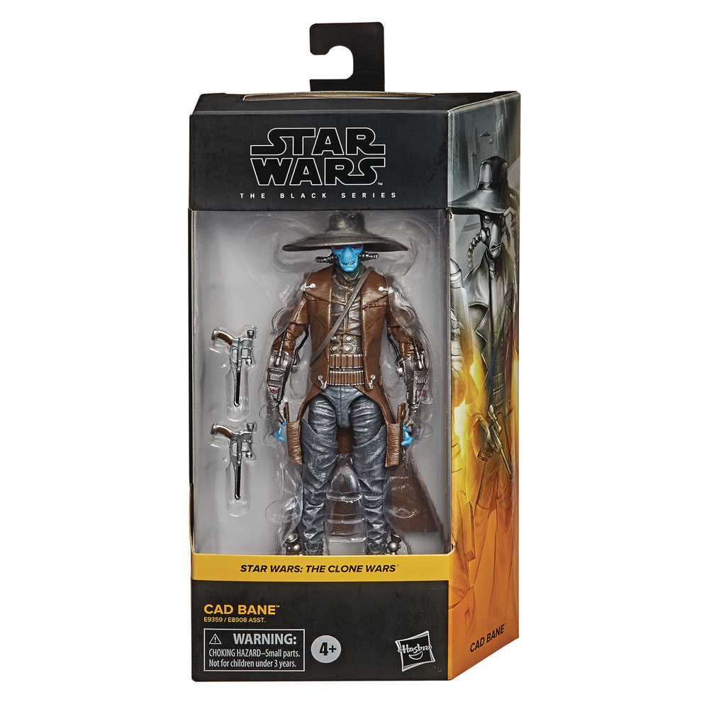 Star Wars Black Cw 6 In Cad Bane Action Figure Case  