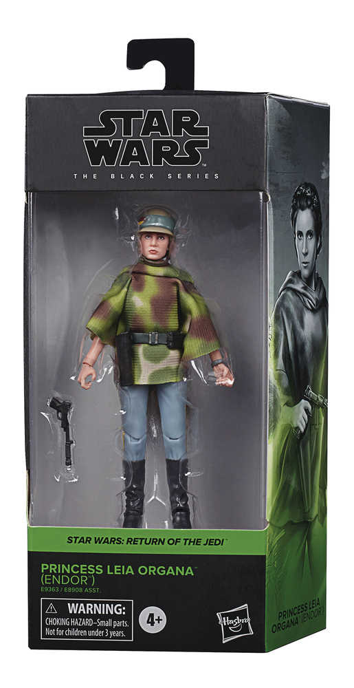 Star Wars Black E6 6 In Leia Action Figure Case  