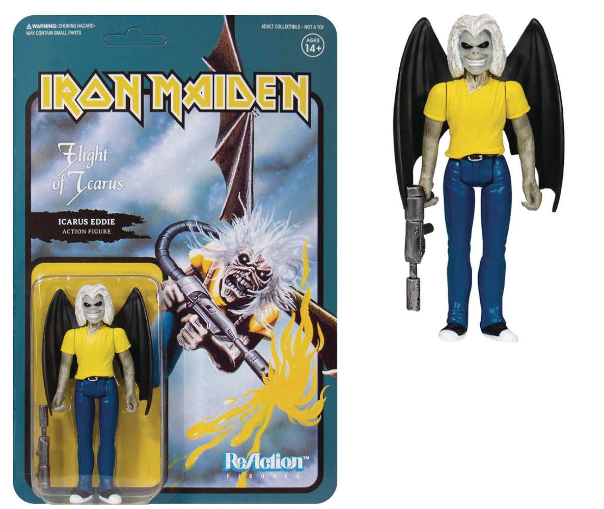 Iron Maiden Flight Of Icarus Eddie Reaction Figure  