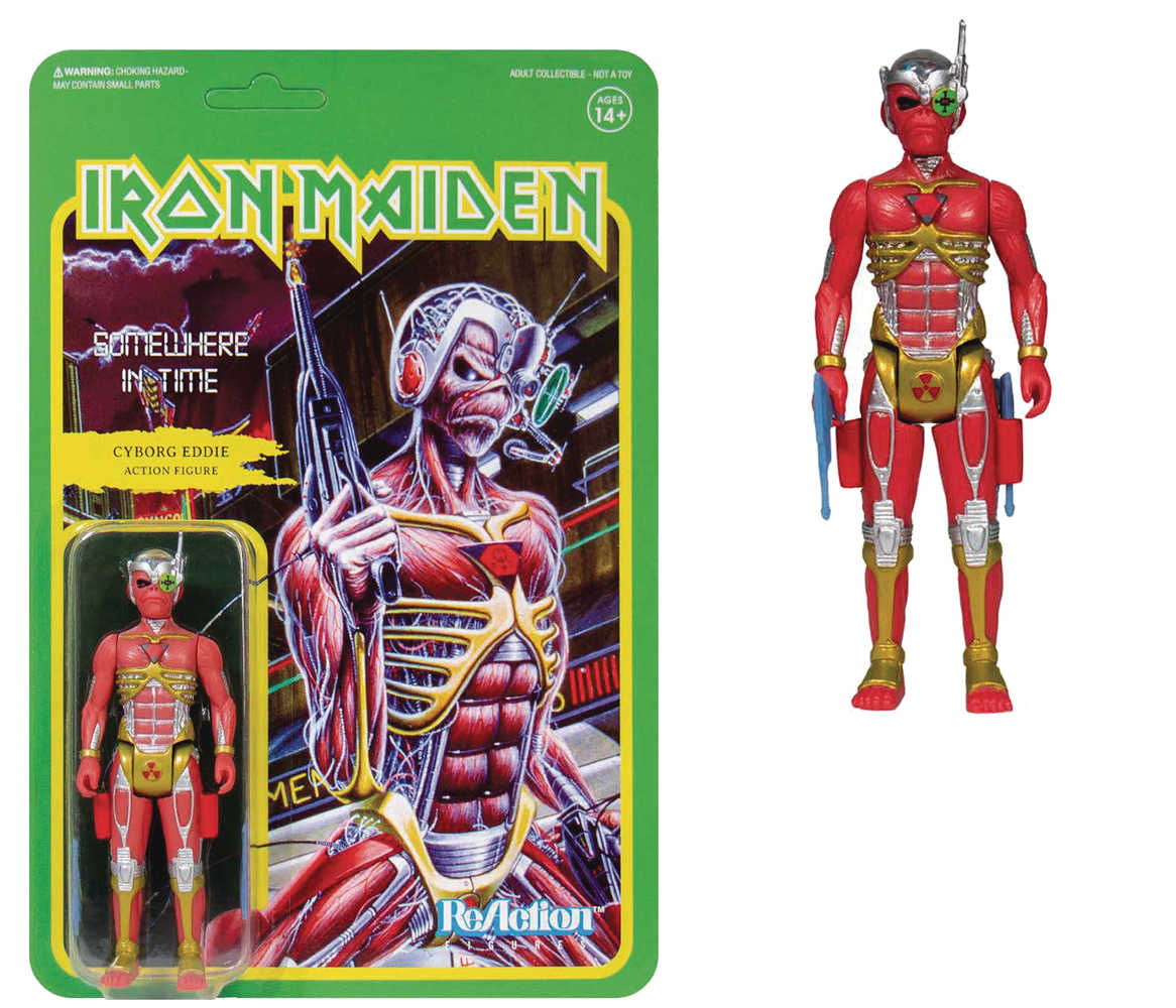 Iron Maiden Somewhere In Time Cyborg Eddie Reaction Figure (