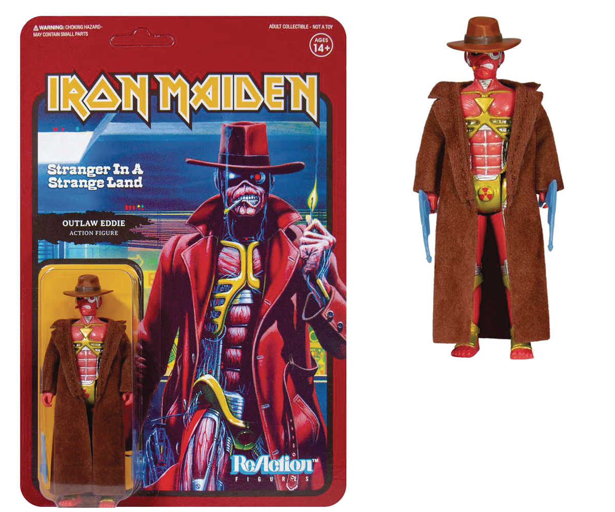 Iron Maiden Stranger In Strange Land Outlaw Eddie React Figure