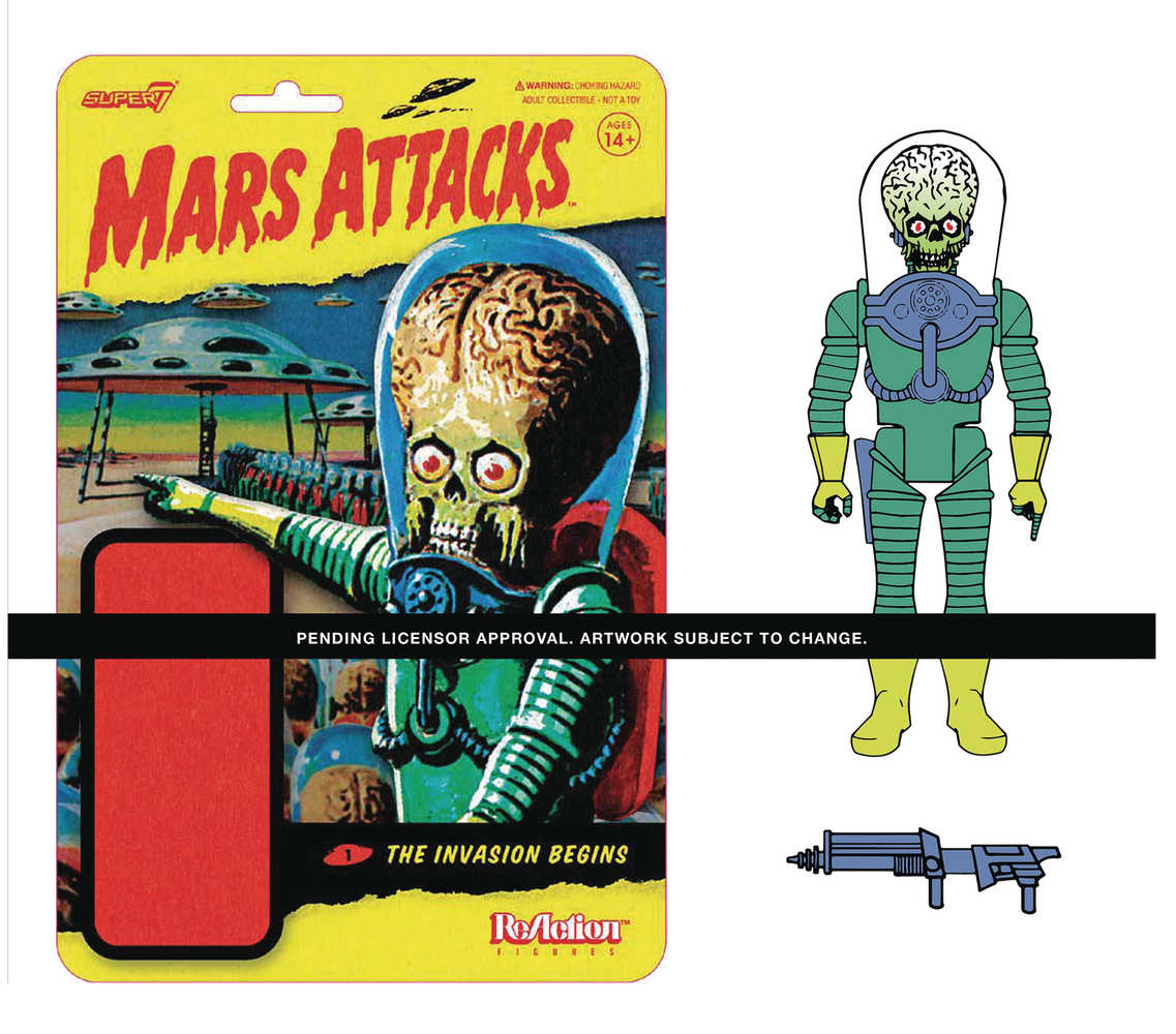 Mars Attacks Invasion Begins Reaction Figure  
