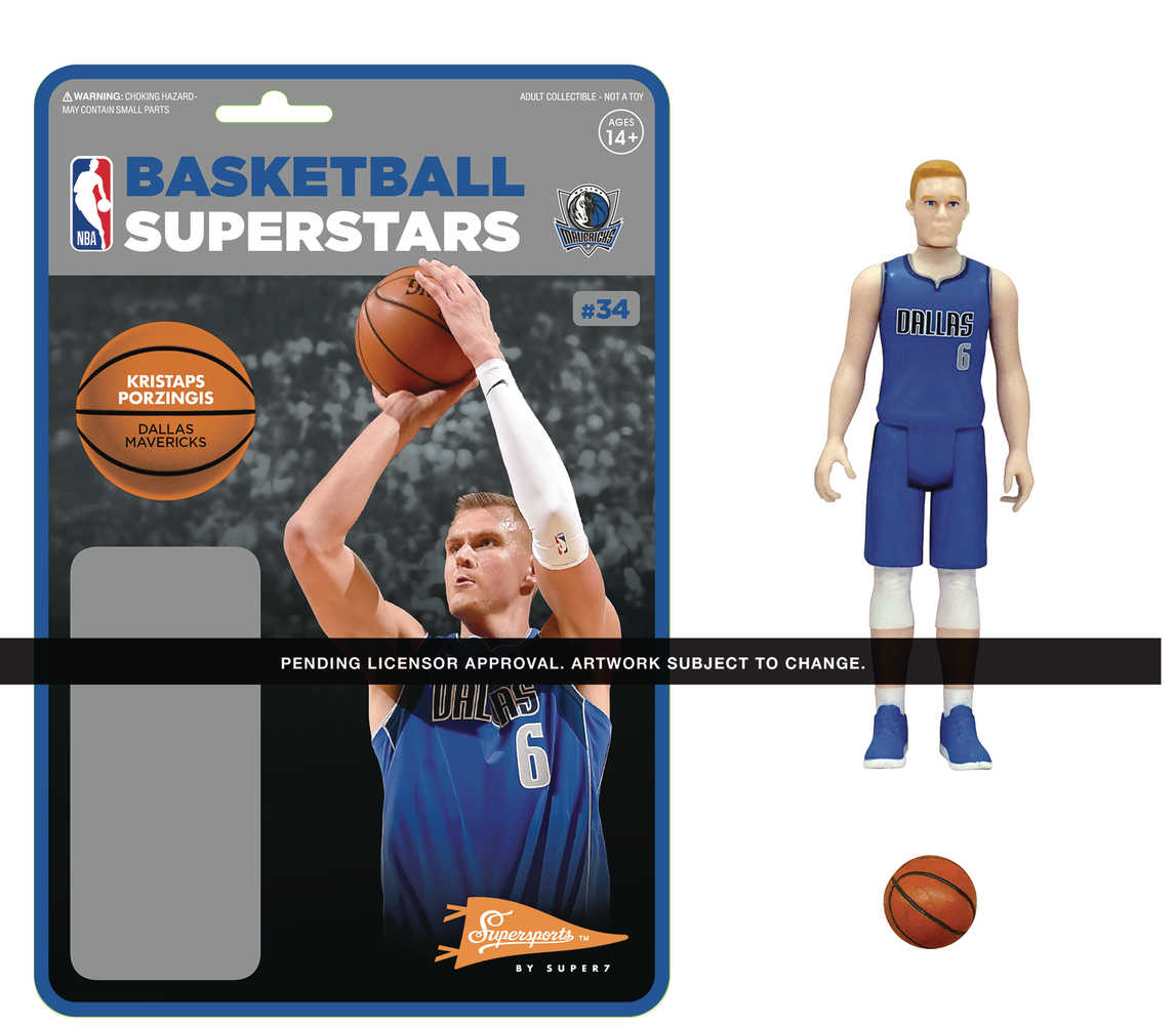 Nba Dallas Mavericks Kristaps Porzingis Reaction Figure (Net