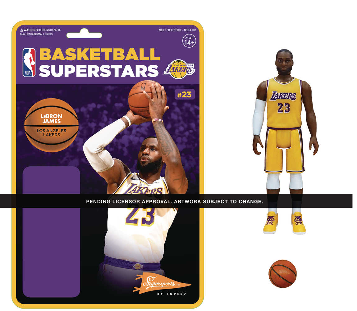 Nba La Lakers Lebron James Reaction Figure  