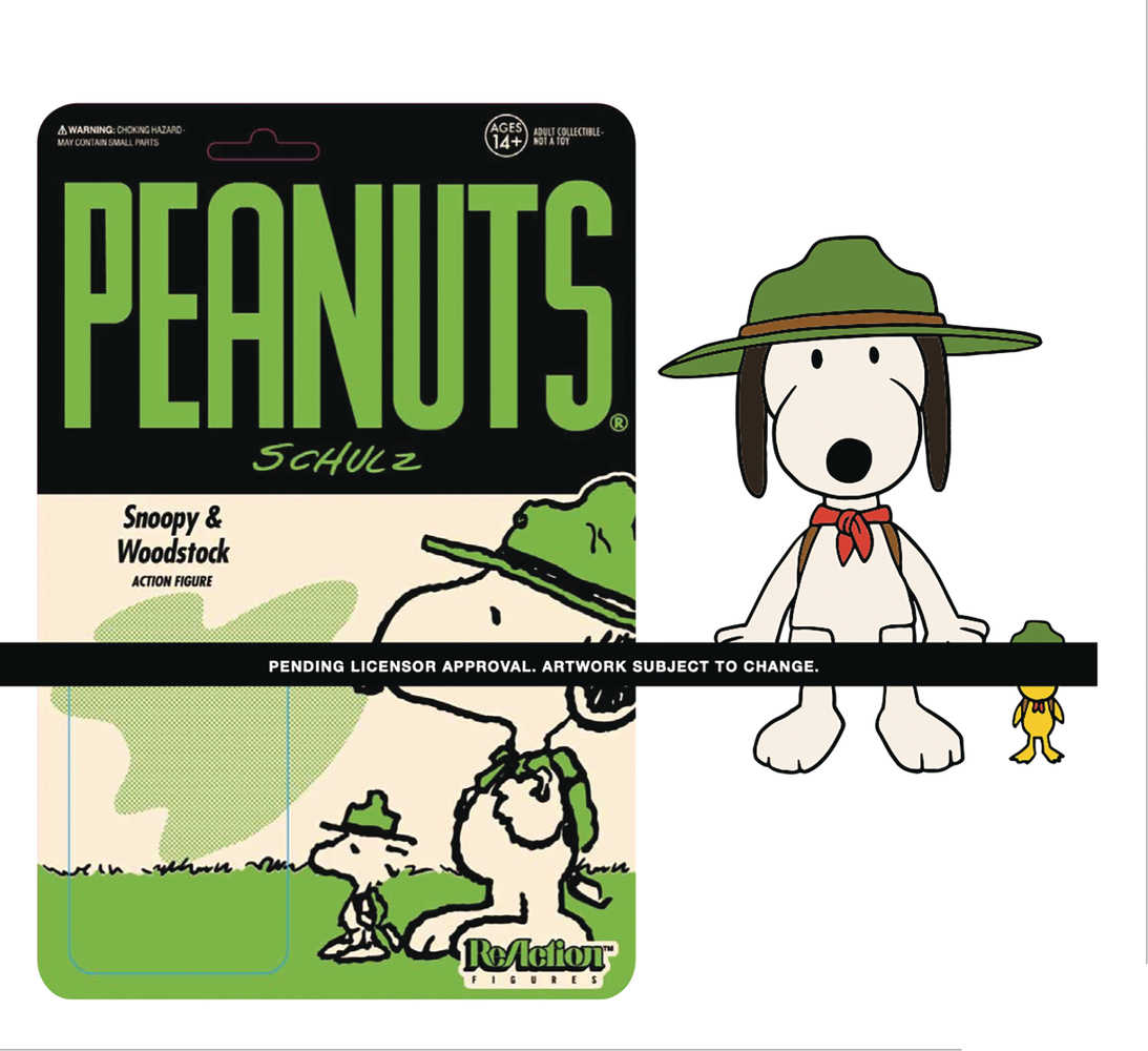 Peanuts Beagle Scout Snoopy W3 Reaction Figure  