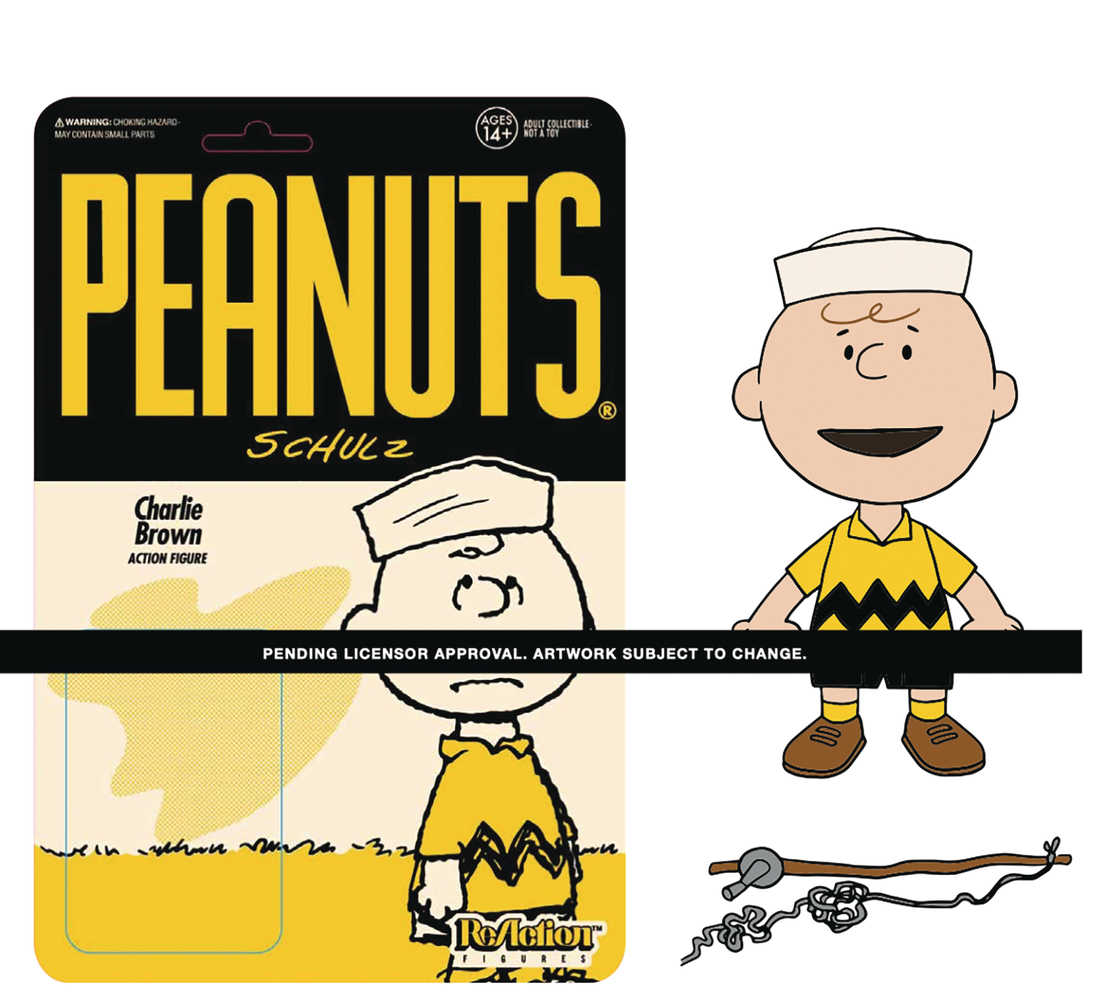Peanuts Camp Charlie Brown W3 Reaction Figure  