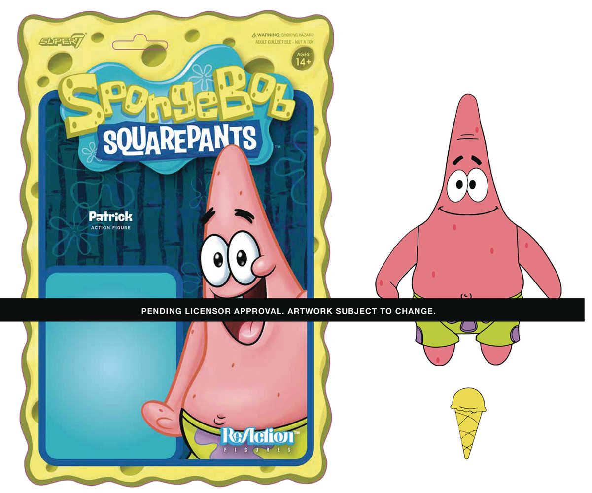 Spongebob Squarepants Patrick Reaction Figure  