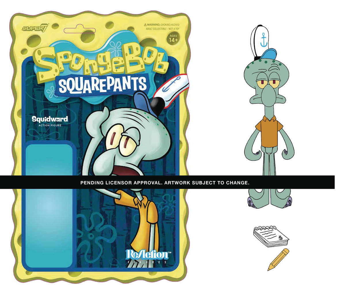 Spongebob Squarepants Squidward Reaction Figure  