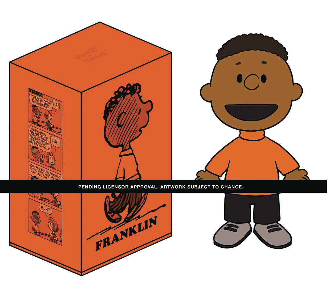 Super 7 Peanuts Super Size Franklin 16 In Vinyl Figure 
