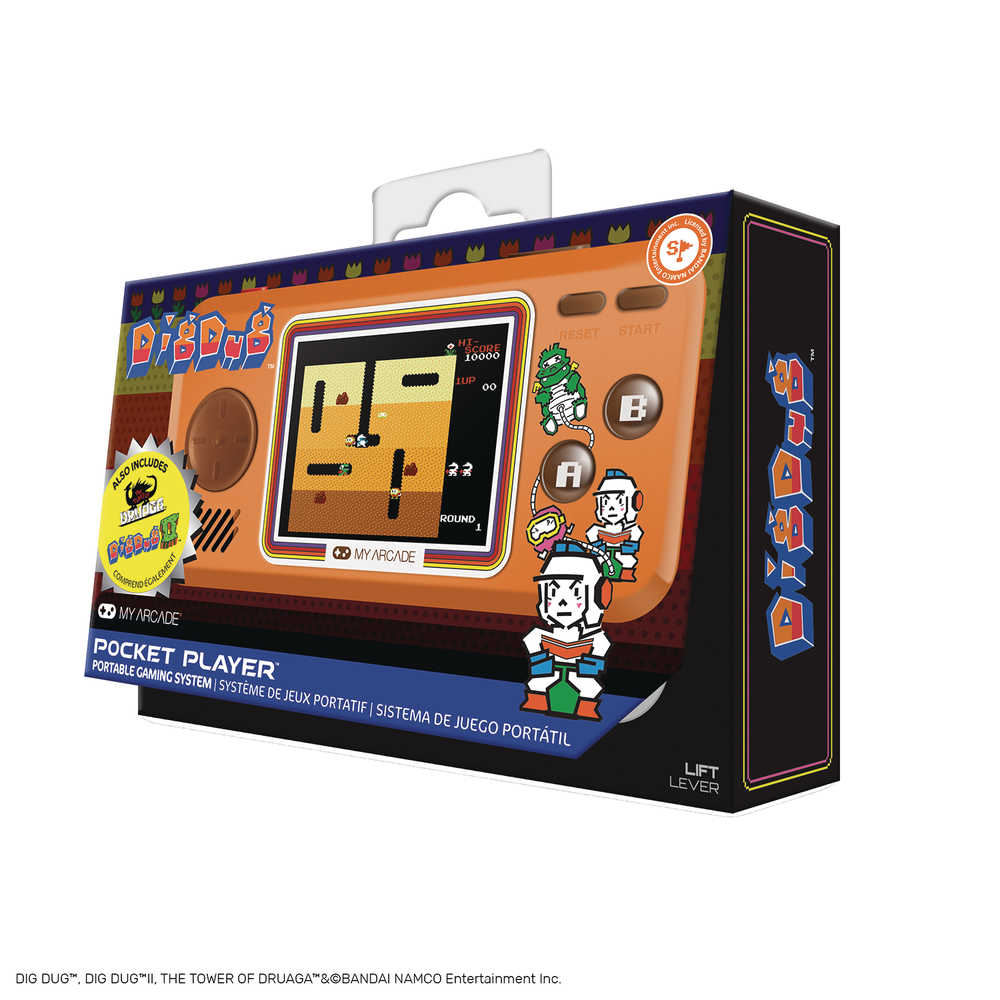 My Arcade Dig Dug Pocket Player 