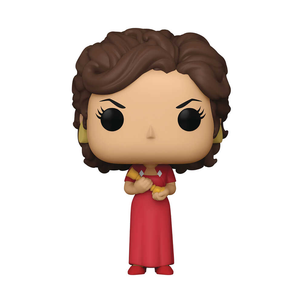 Pop Clue Miss Scarlet with Candlestick Vinyl Figure 